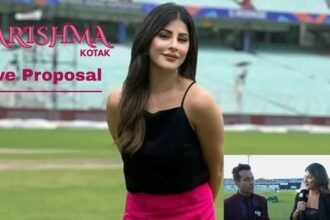 harshit tomar, karishma kotak, karishma kotak age, karishma kotak anchor, karishma kotak live proposal, karishma kotak news, karishma kotak proposal, karishma kotak wcl